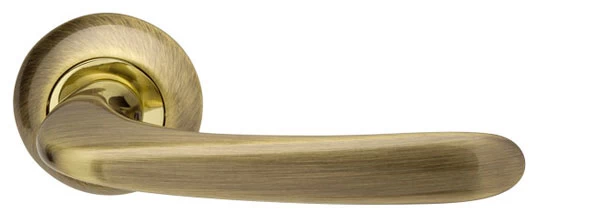 Фото Ручка раздельная R.LD54.Pava (Pava LD42) AB/GP-7 бронза/золото